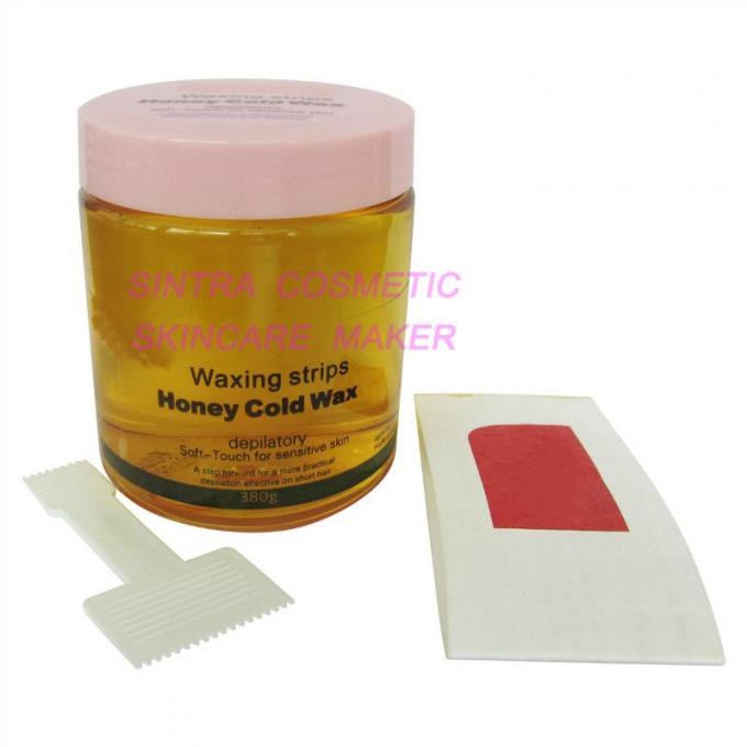 100% Natural Hair Removal Wax Strips , Honey Cold Sugar Wax Kit Set STF1133 0