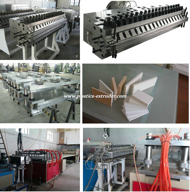 PVC Crust Skinning Foam WPC Board Machine / WPC Extrusion Machine
