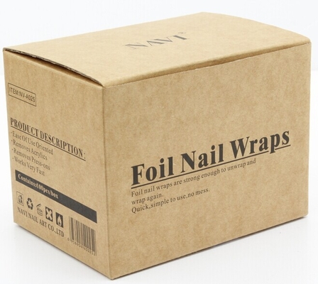 Nail Tool Foil Nail Wraps with Cotton for Removing Gel Polish