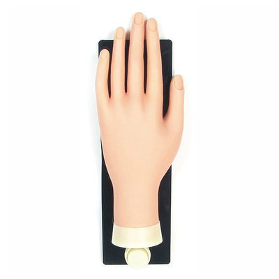 Nail Salon Practice Hand Soft Plastic Fake Practice Hand for Nail Art Training