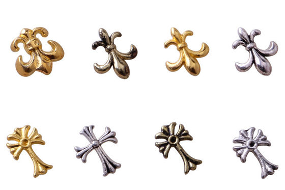 Fashional Metal Glitter Nail Art Decorations 3D Nail Stickers