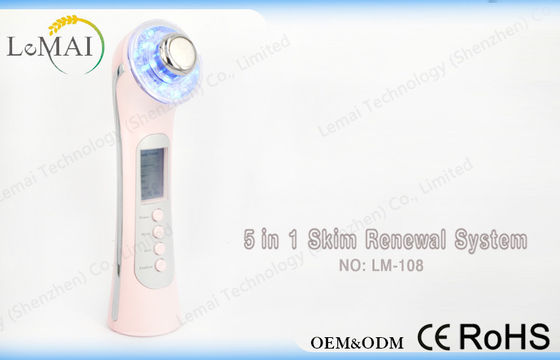 Photon Therapy Facial Massager Ultrasonic Beauty Device For Deeply Cleaning Face
