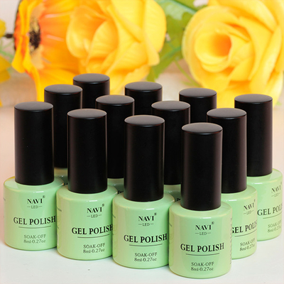 Fast Dry 8ML Paint Nail Soak OFF Nail UV Gel Polish With 201 Colors